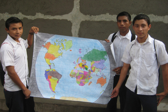 The World at our Fingertips: World Map Mural