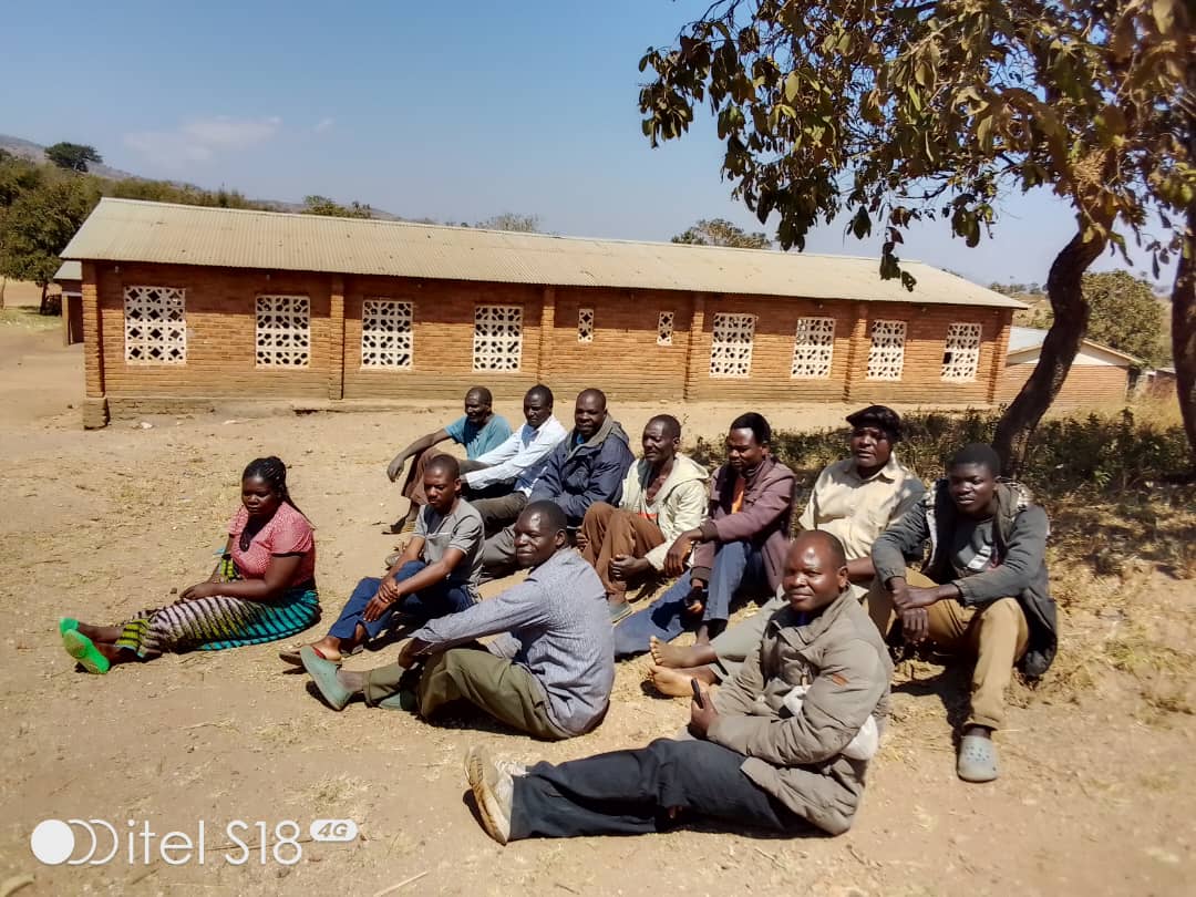 Construction of Nakondwa primary school teachers' house 2